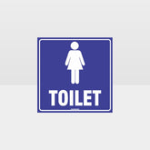 Custom Metal Sign,Female Toilets Sign 2